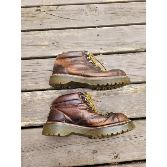 Dr. Martens 8287 Boots Brown Leather‎ Made in England Lace Up Size 9 main image 6